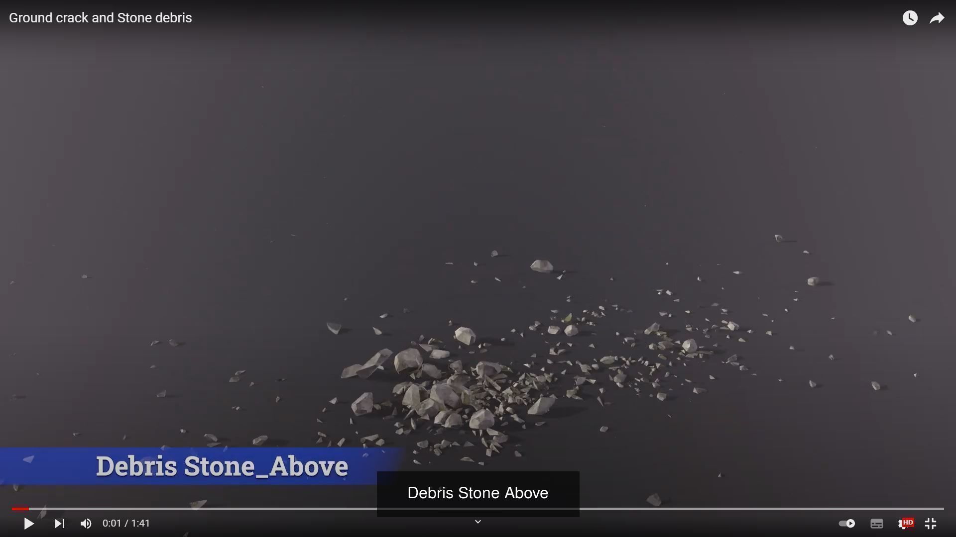 Debris Stone pack 3D Model Collection_6