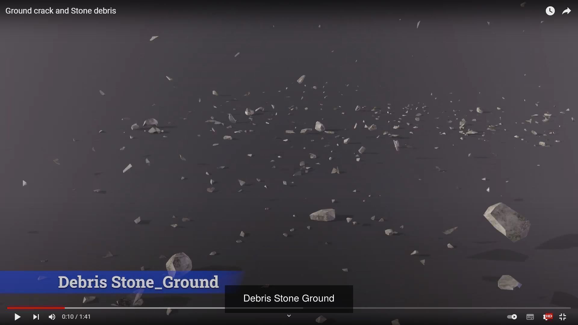 Debris Stone pack 3D Model Collection_5