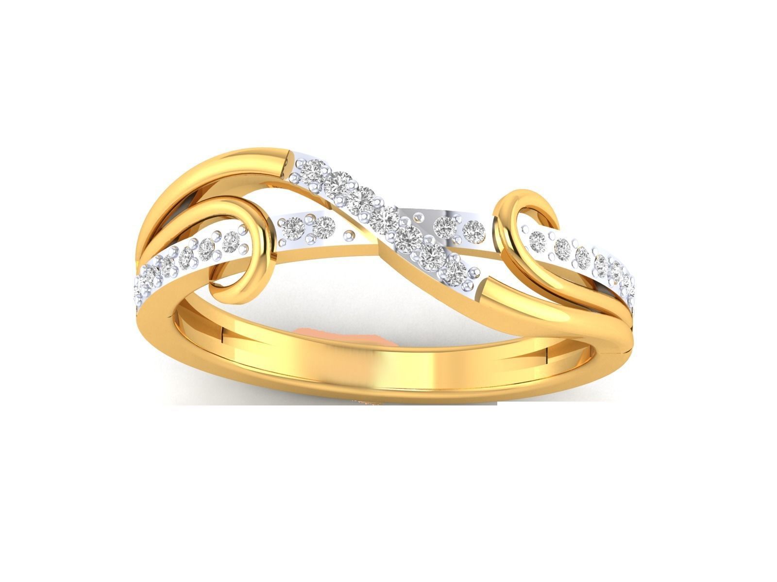 Solitaire Women Wedding Ring 3dm STl OBJ FBX Render Details 3D print model_10