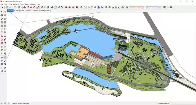 Sketchup Landscape 197