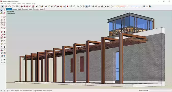 Sketchup Entrance 199