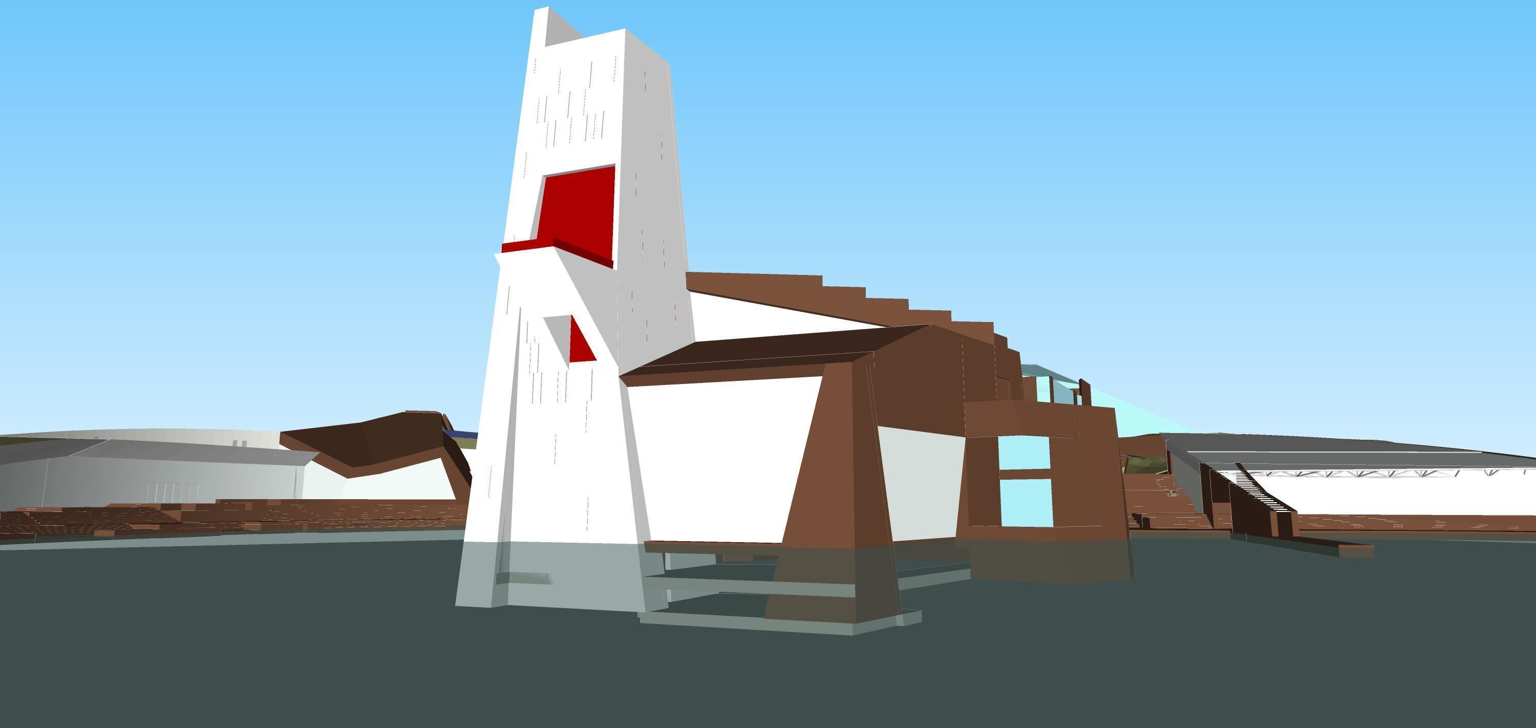 Sketchup Recreational and tourist complex 201 3D model_3