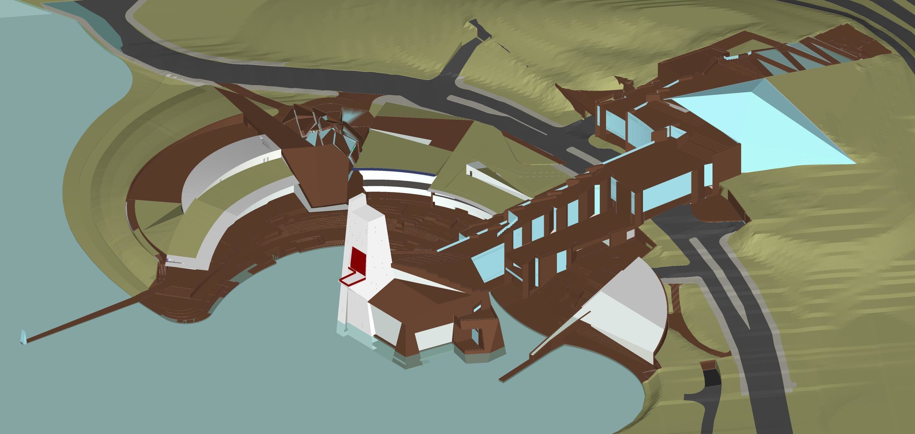 Sketchup Recreational and tourist complex 201 3D model_6