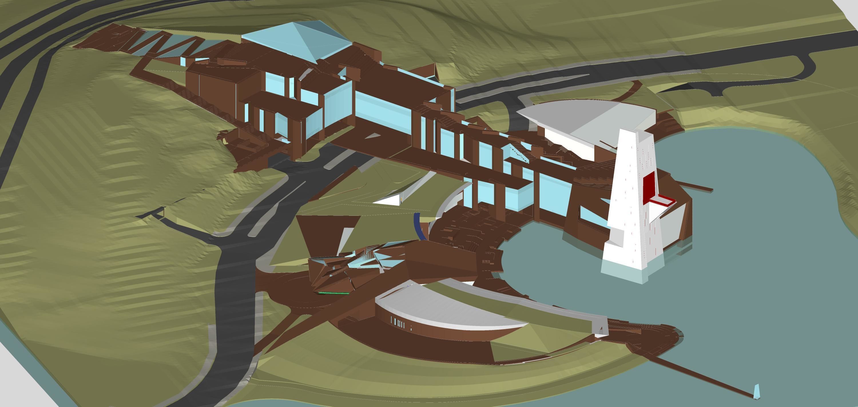 Sketchup Recreational and tourist complex 201 3D model_5