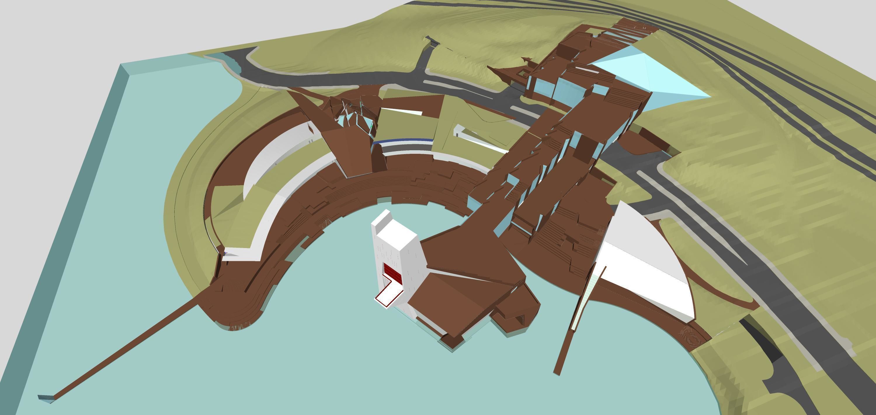 Sketchup Recreational and tourist complex 201 3D model_8