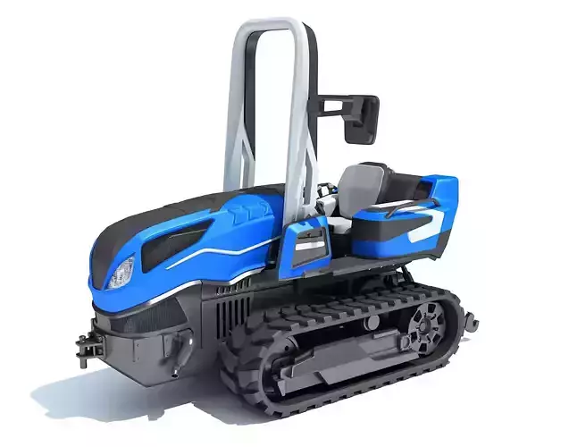  Tracked Tractor 3D model
