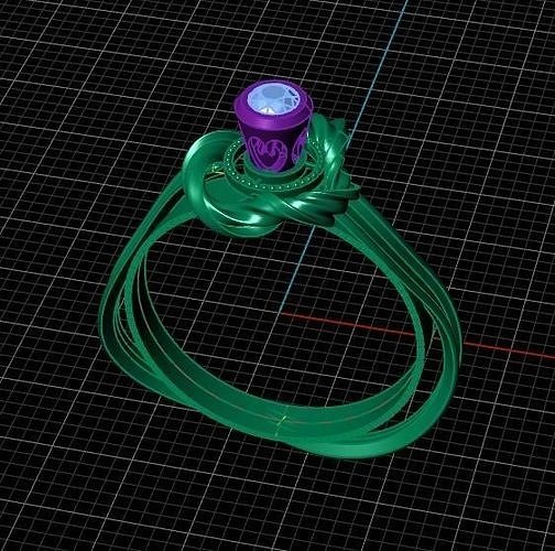 screw bezel ring 3D print model