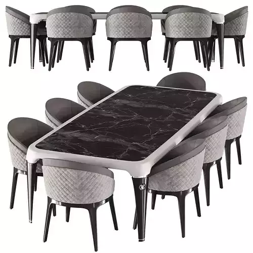 Dining room set Estetica Mickey 3D model