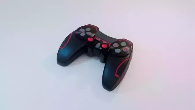 Game Joy Stick - Low Poly - Game Ready - PBR Low-poly 3D model