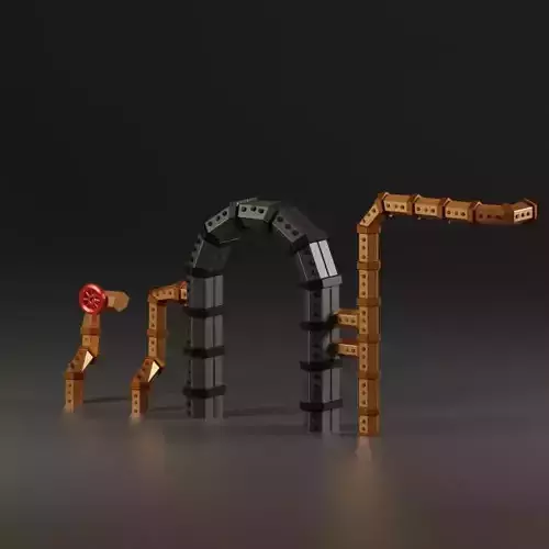 Pipedoor lego bridge