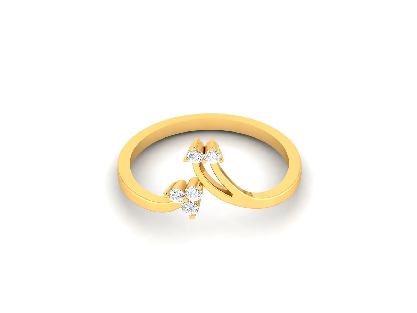 Engagement Wedding Ring 3dm STL OBJ FBX Render Details 3D print model_7