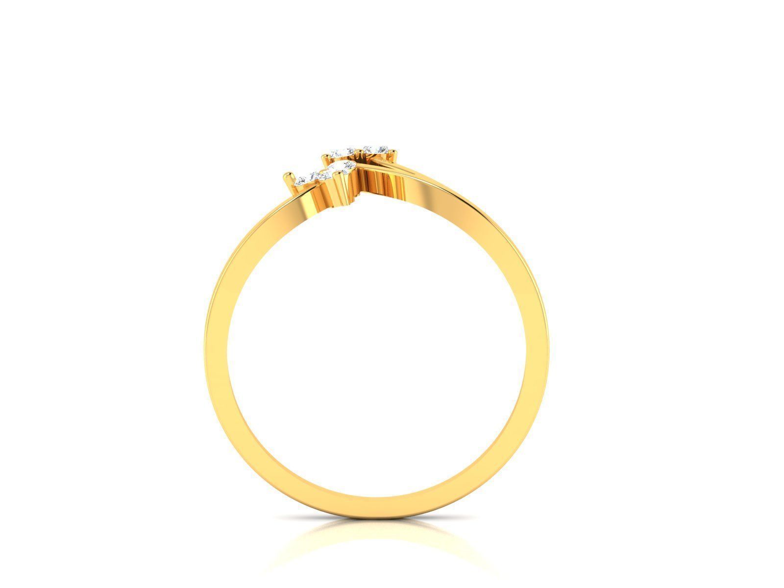 Engagement Wedding Ring 3dm STL OBJ FBX Render Details 3D print model_2