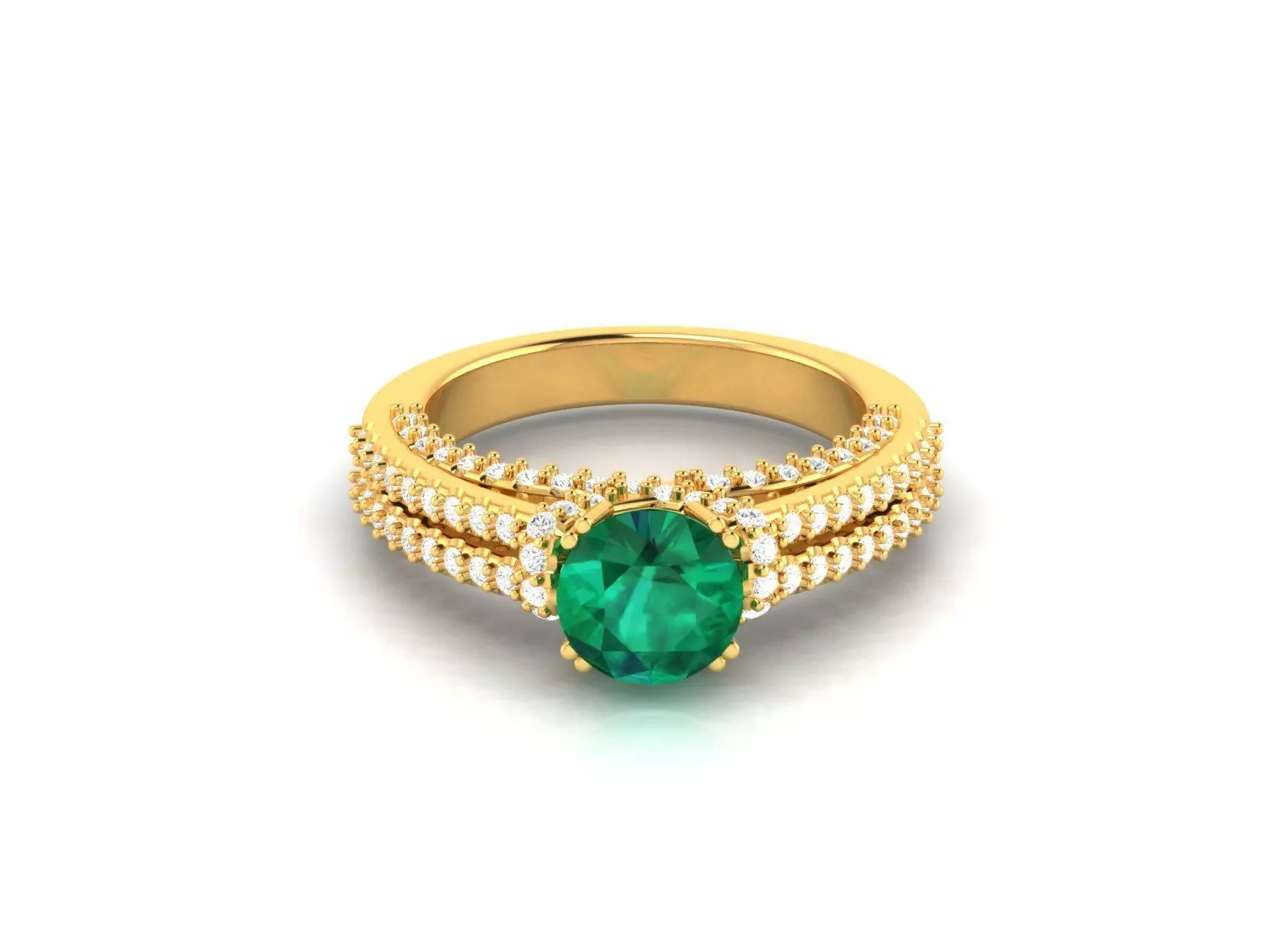 Engagement Wedding Ring 3dm STL OBJ FBX Render Details 3D print model_0