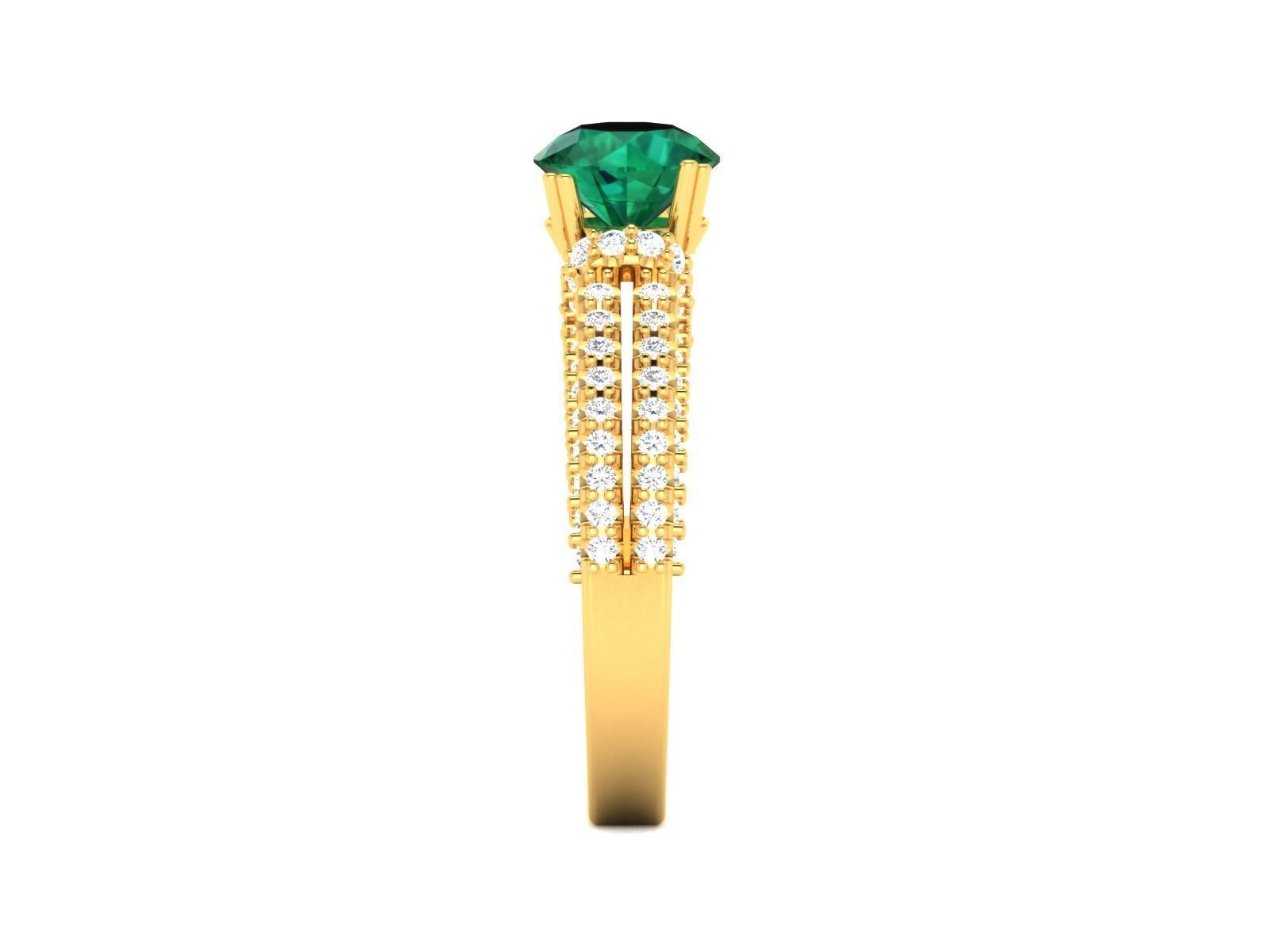 Engagement Wedding Ring 3dm STL OBJ FBX Render Details 3D print model_6