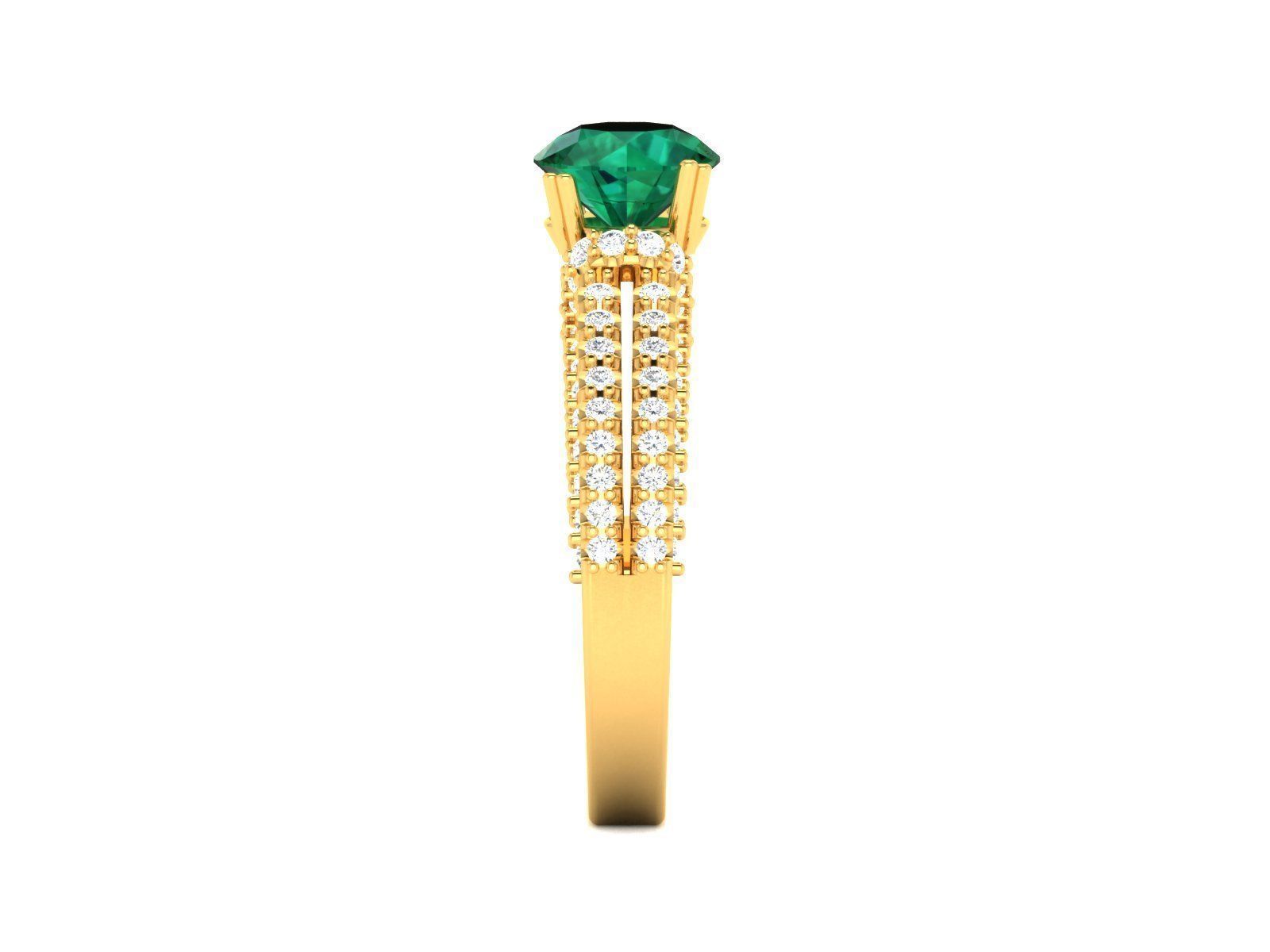 Engagement Wedding Ring 3dm STL OBJ FBX Render Details 3D print model_5