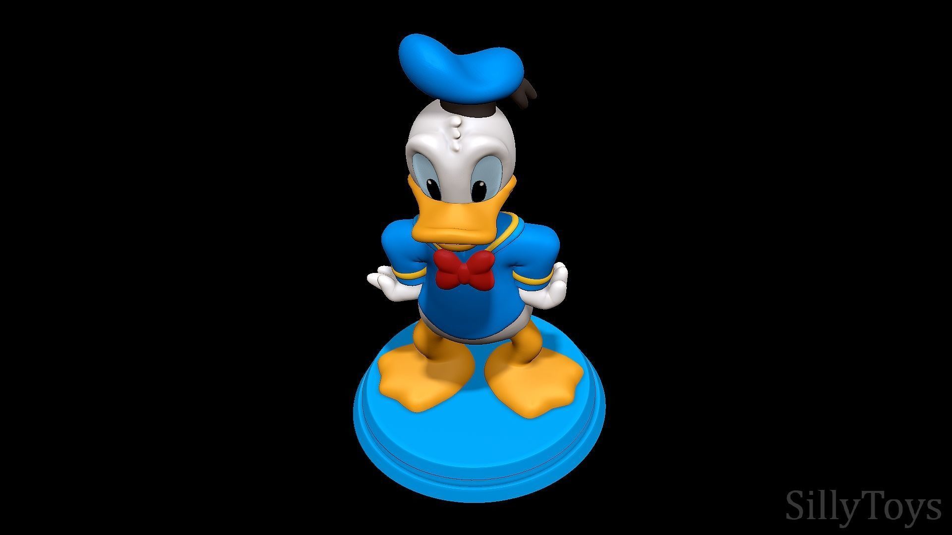 Donald Duck 3D print model_8