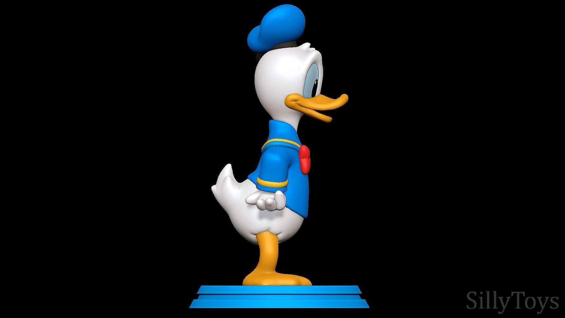 Donald Duck 3D print model_3