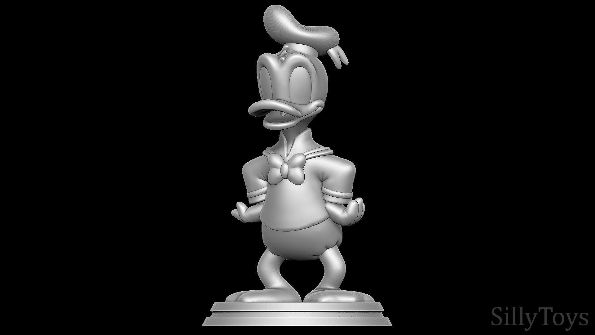 Donald Duck 3D print model_9