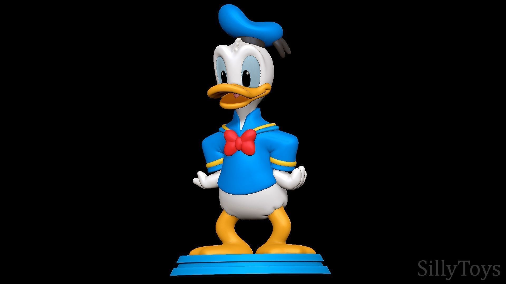 Donald Duck 3D print model_7