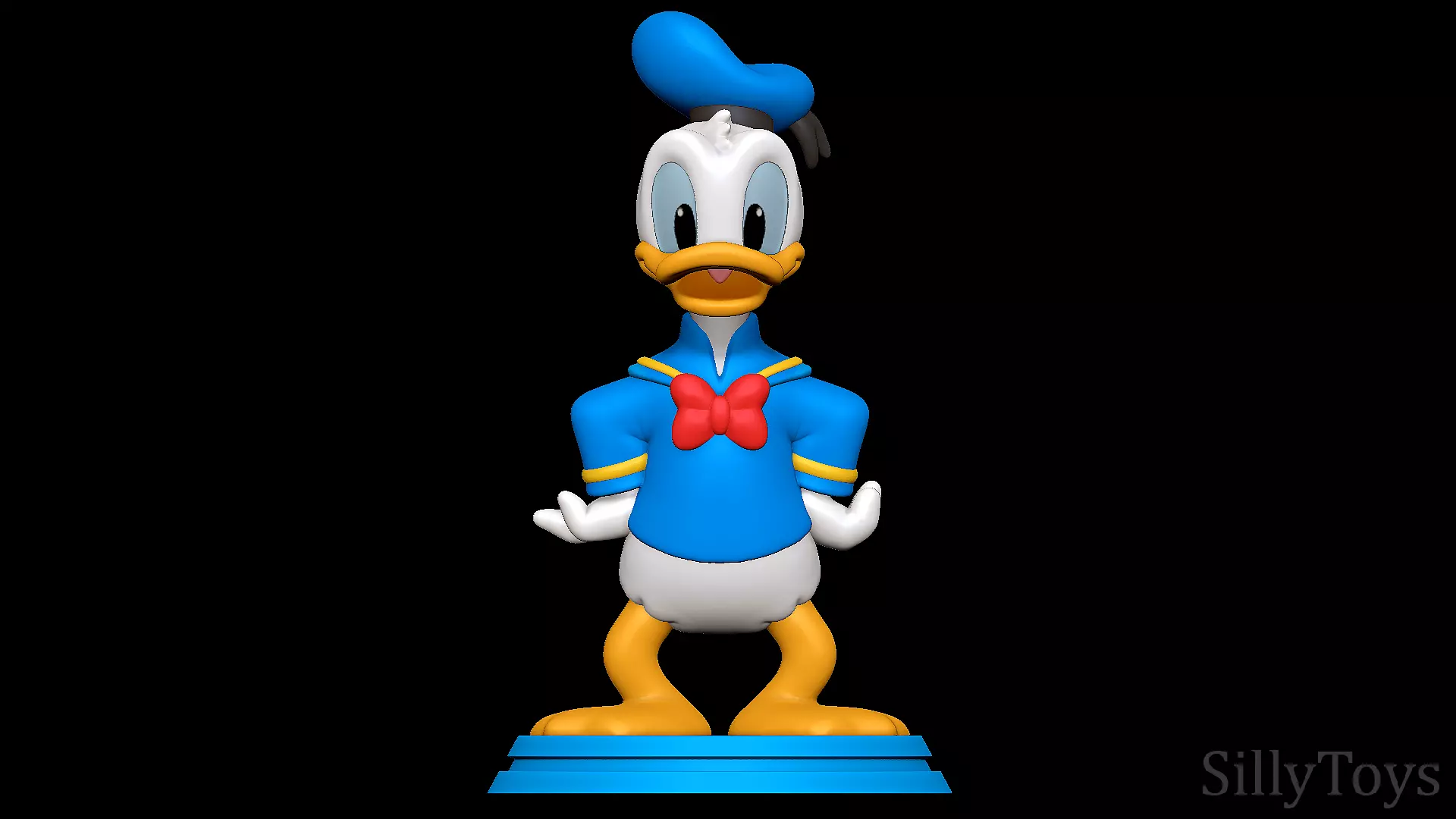 Donald Duck 3D print model_0