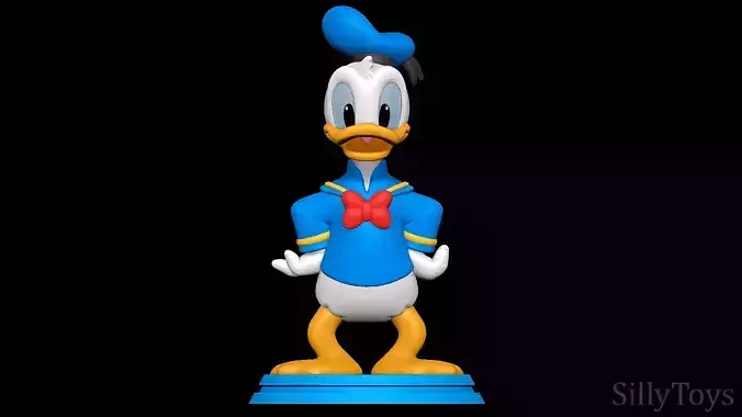 Donald Duck 3D print model