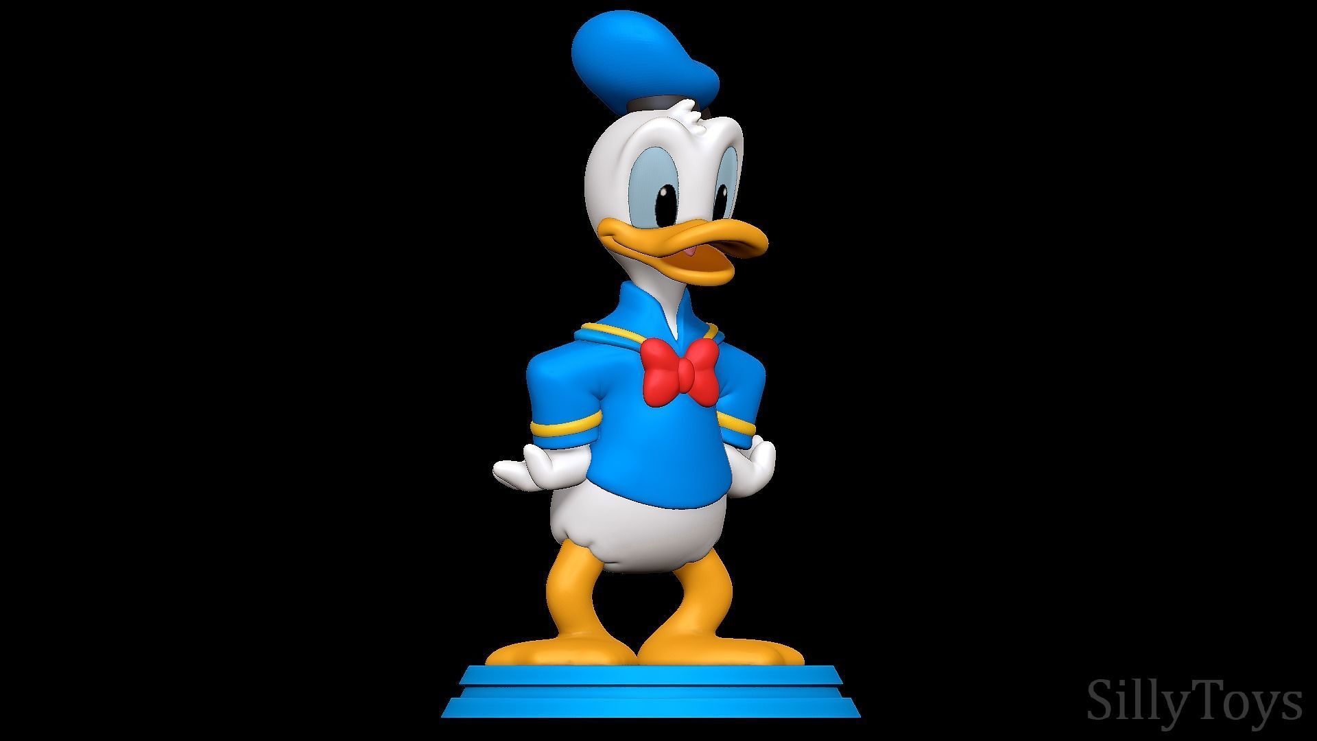 Donald Duck 3D print model_2