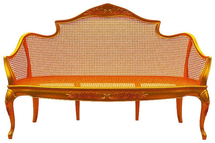 Classical sofa set Low-poly 3D model_19