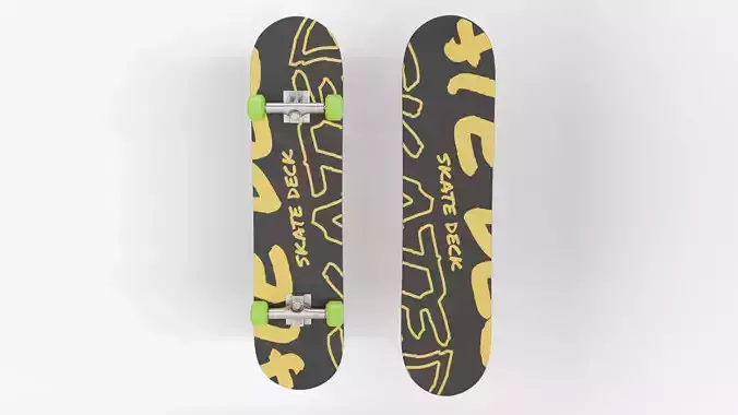 Skateboard two skateboards