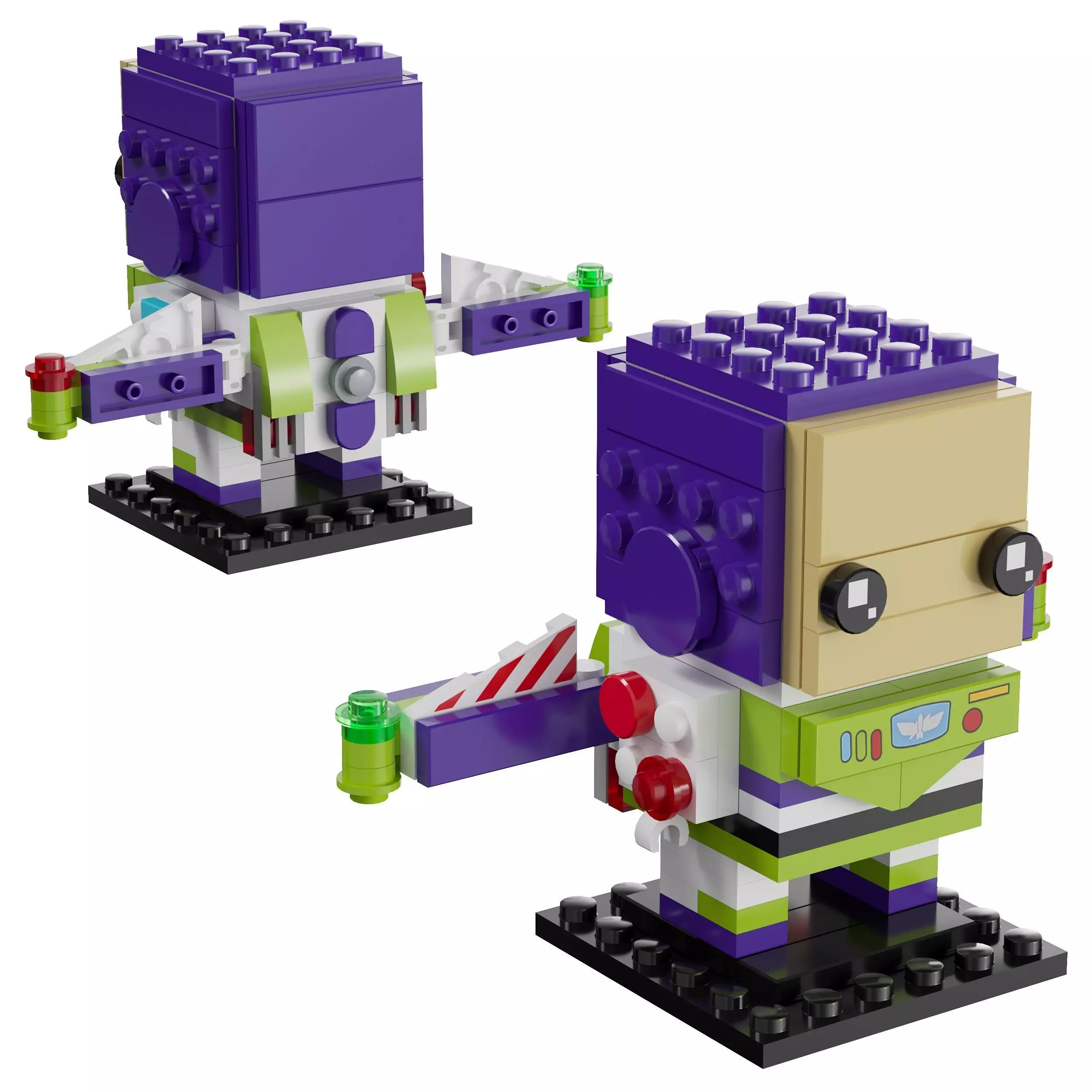 Lego BrickHeadz - 40552 Buzz Lightyear 3D model_0