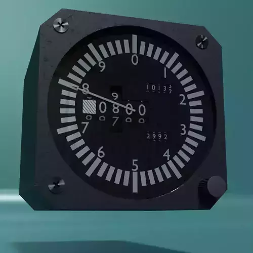 Altimeter clock