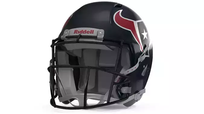 Houston Texans American Football Helmet 3D model