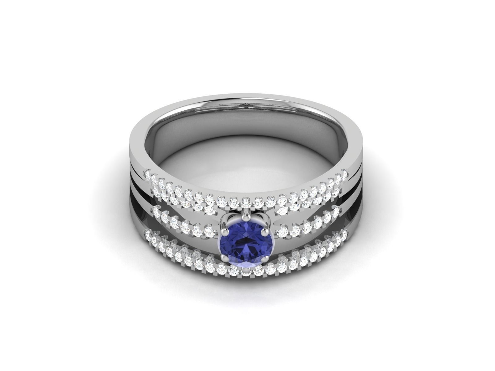 Engagement Wedding Ring 3dm STL OBJ FBX Render Details 3D print model_9