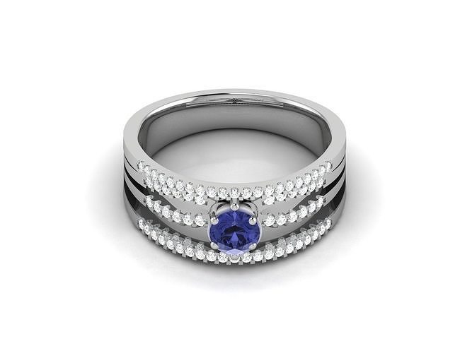 Engagement Wedding Ring 3dm STL OBJ FBX Render Details 3D print model