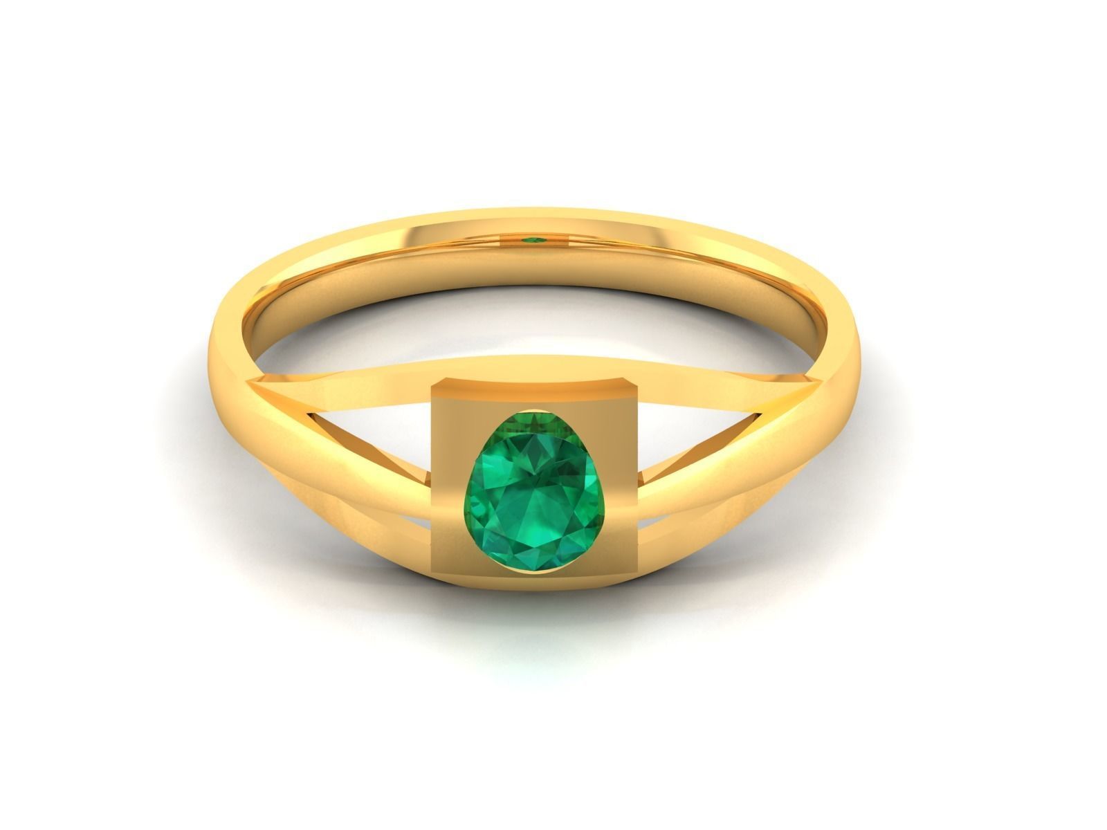 Engagement Wedding Ring 3dm STL OBJ FBX Render Details 3D print model_7