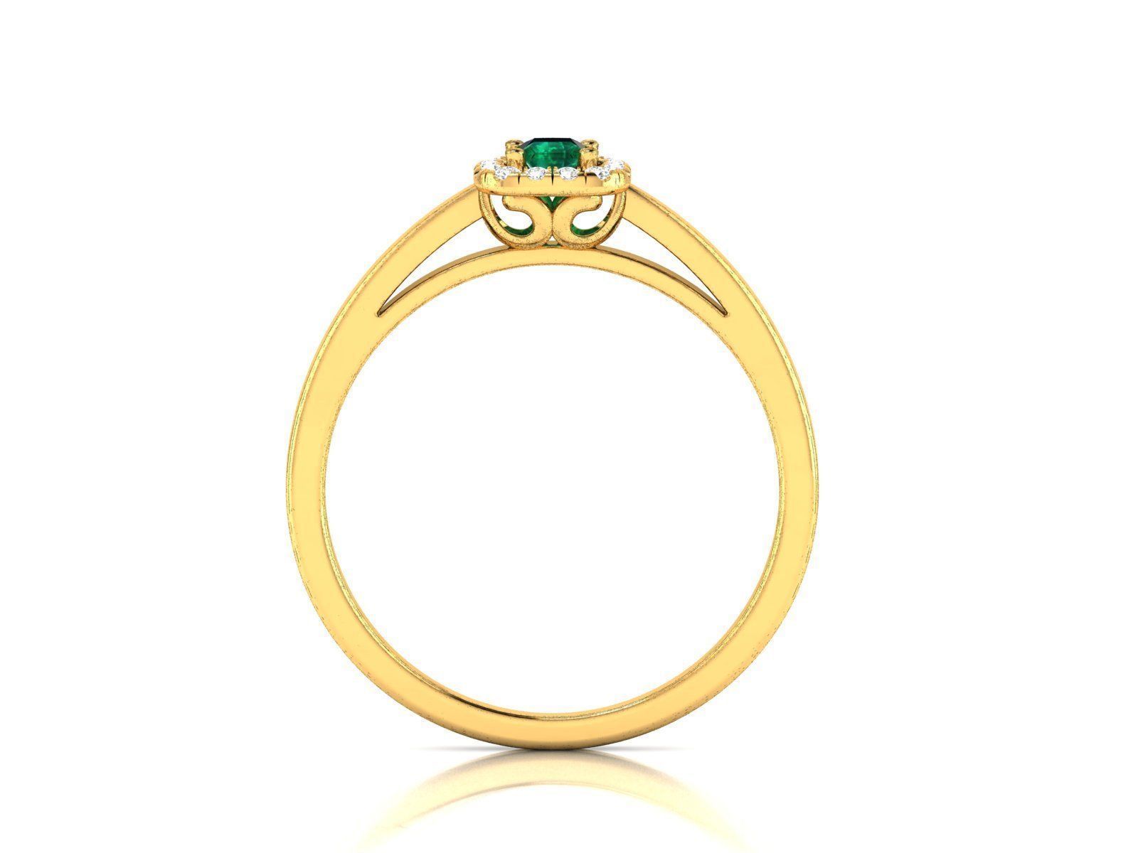 Engagement Wedding Ring 3dm STL OBJ FBX Render Details 3D print model_3