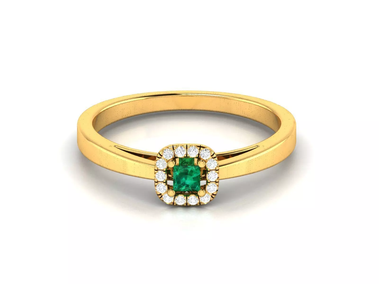 Engagement Wedding Ring 3dm STL OBJ FBX Render Details 3D print model_0