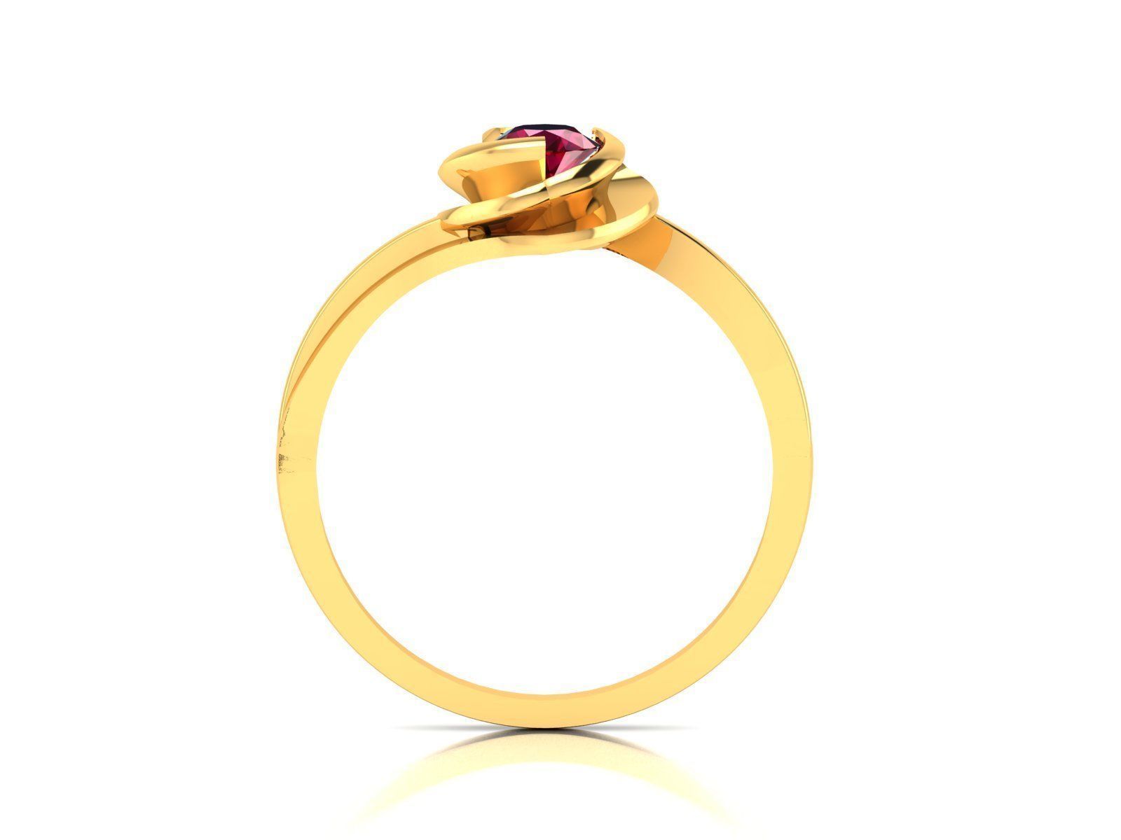 Engagement Wedding Ring 3dm STL OBJ FBX Render Details 3D print model_3