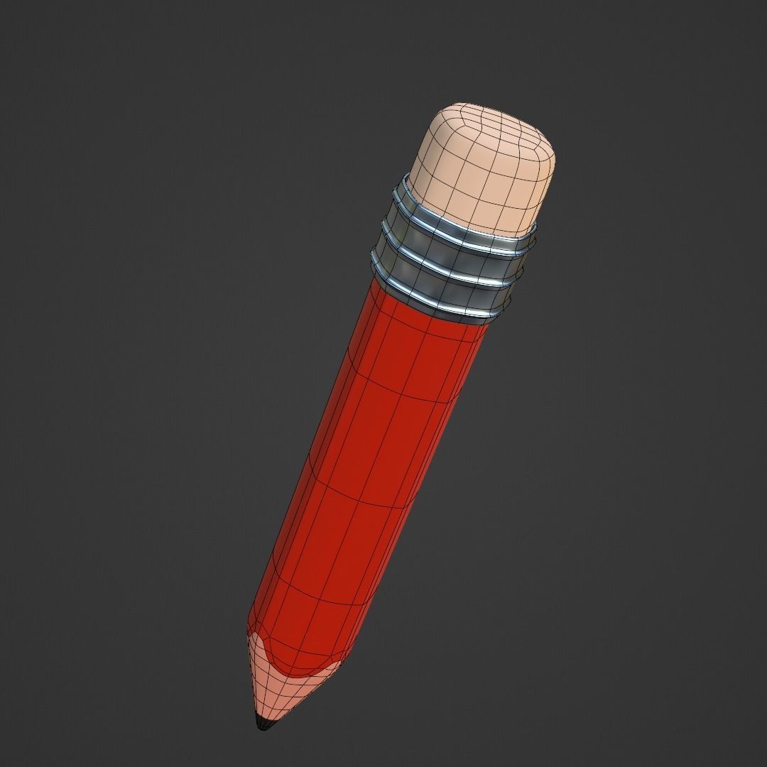 Pencil 3D model_3