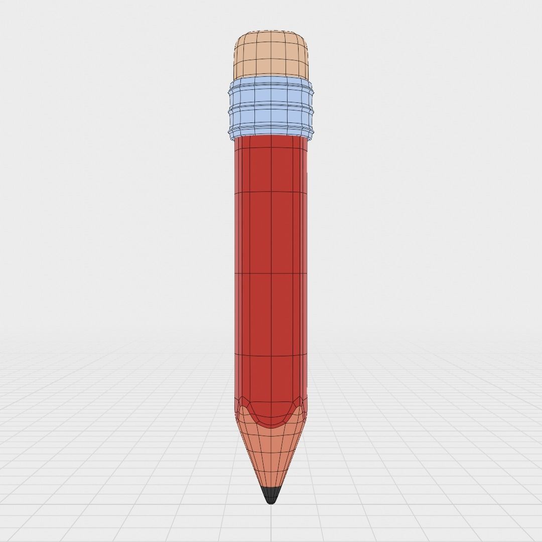 Pencil 3D model_5