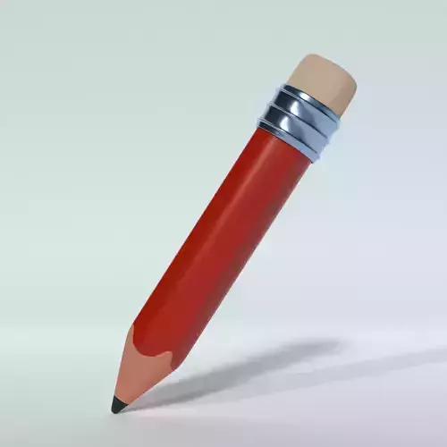 Pencil 3D model