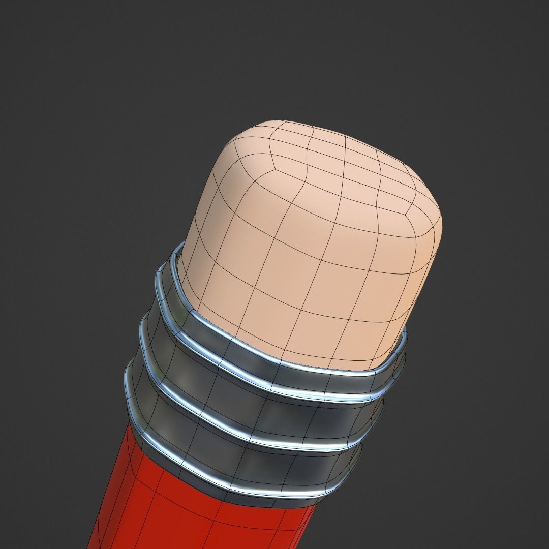 Pencil 3D model_1