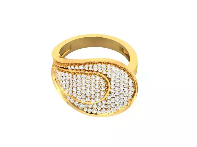 Engagement Wedding Ring 3dm STL OBJ FBX Render Details 3D print model