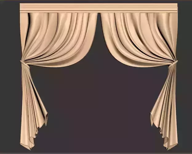 3d curtain frame 3D print model