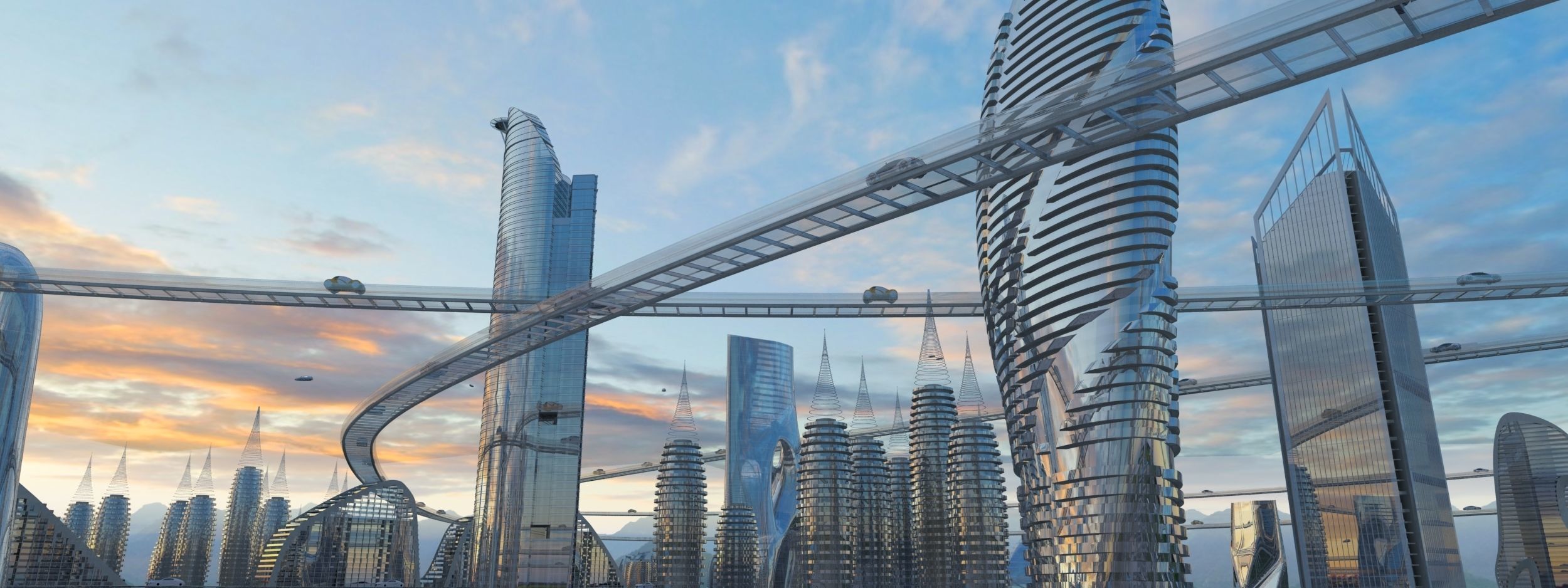 futuristic city 3D model_1