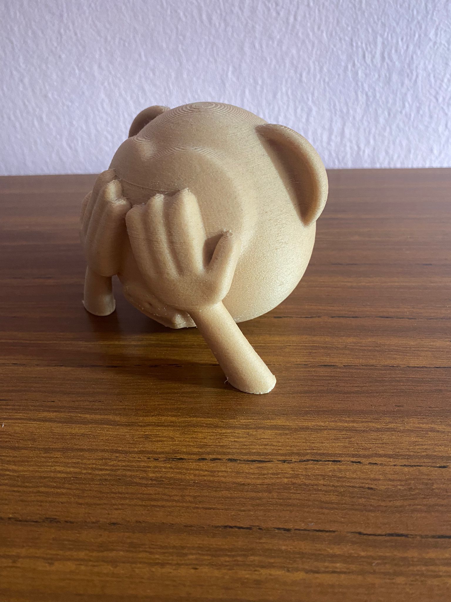 Mizaru monkey 3D print model_11