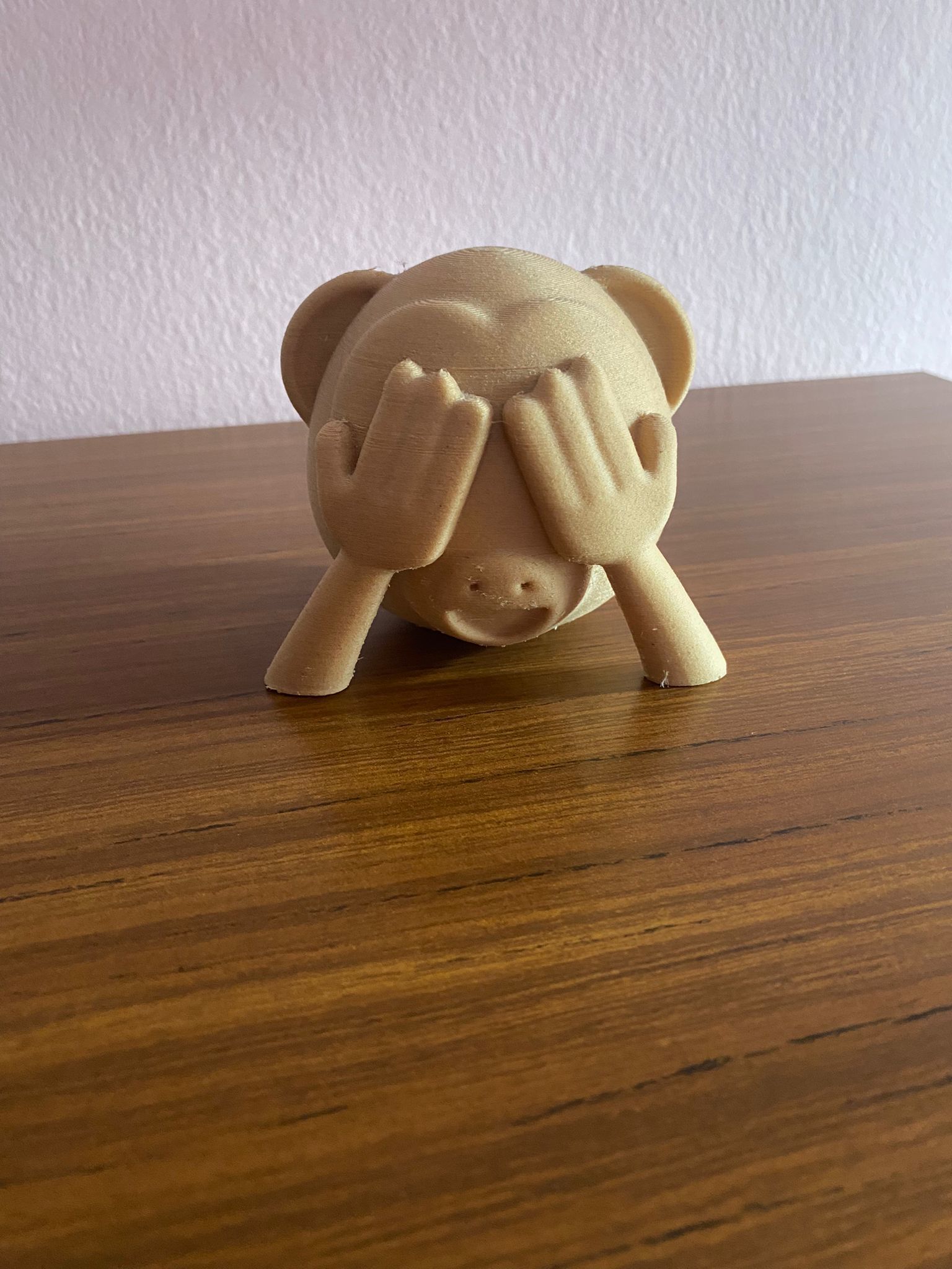 Mizaru monkey 3D print model_12