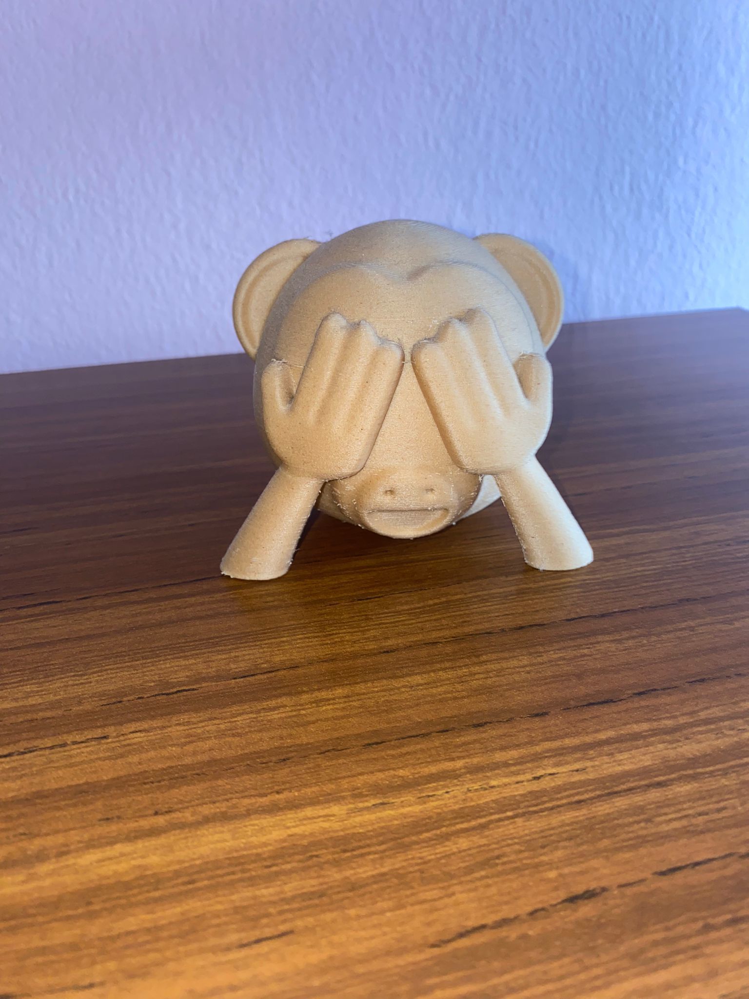 Mizaru monkey 3D print model_9