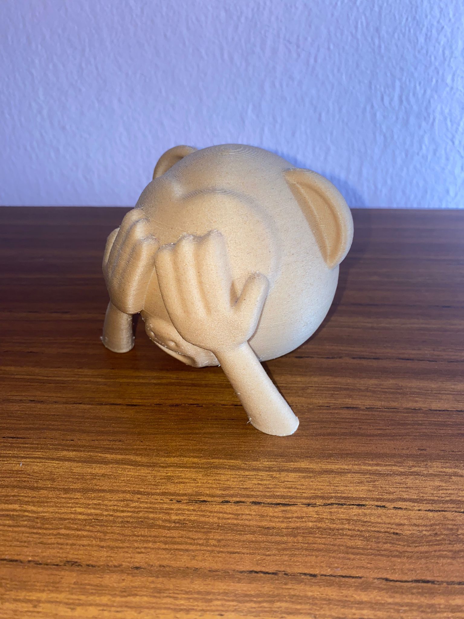 Mizaru monkey 3D print model_8