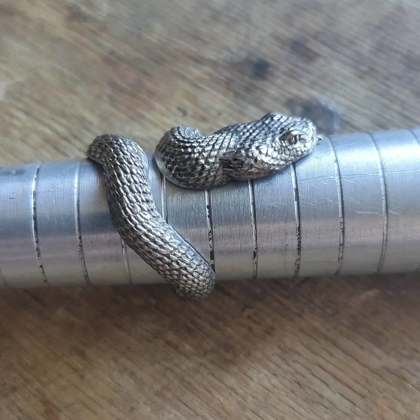 Rattlesnake ring 3d model for 3d printing 3D print model 3D print model_12