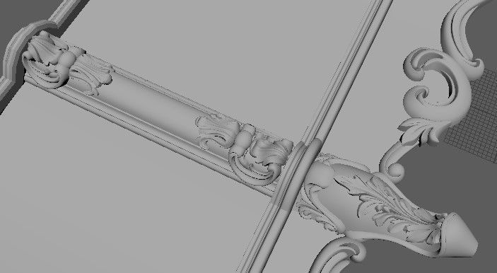 MIRROR STAND 3D model_3